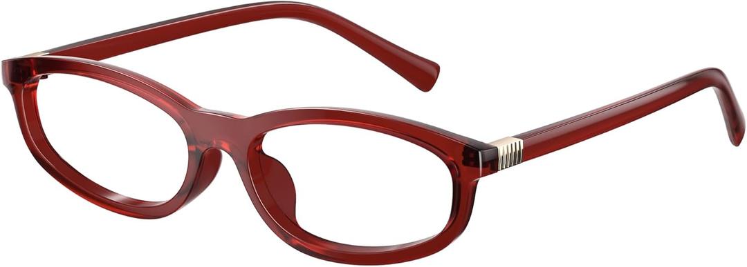 Reading Glasses for Women  Stylish Anti-Eyestrain & Anti-Glare Readers Lightweight Computer Eyeglasses(red,1.75X)