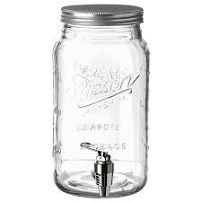 MASON GLASS MEDIUM DRINK DISPENSER 4L