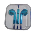Wired Ear Buds, Blue ,2 pack