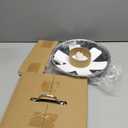 12 Inch Hybrid Nonstick Frying Pan, Stainless Steel Pan Non Stick Skillet, PFOA Free Cookware, Non Toxic Chef's Pan, Compatible with Electric, Gas and Induction, with Lid