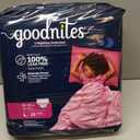 Goodnites Girls Nighttime Bedwetting Underwear, L (68-95 lbs), 75 Count