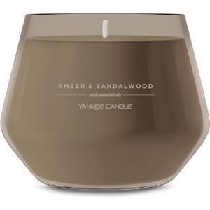 Yankee Candle Studio Scented Candle with up to 50 Hour Burn Time, Premium Plant Wax Blend for Consistent Burn, 10 oz Jar Candle with Room Filling Fragrance, Amber & Sandalwood Yankee Candle Studio Scented Candle with up to 50 Hour Burn Time, Premium Plant Wax Blend for Consistent Burn, 10 oz Jar Candle with Room Filling Fragrance, Amber & Sandalwood