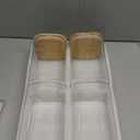 Glass Storage Containers with Airtight Bamboo Lids Set of 4,Pantry Food Storage Container,Perfect for Kitchen Organization-Flour, Rice, Pasta, Sugar, Coffee Beans, Accessories Included (4 packs(50oz))