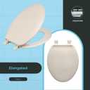 Centoco Elongated Toilet Seat, Economy, USA, DSAMAZ16-106, Bone