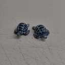 2 Pack Toilet Bolt Caps Decorative Blue Sea Turtles Toilet Bolt Screw Covers Ceramic Cute Bathroom Decor Fun Themed Gadgets Bathroom Replacement Parts