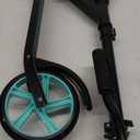 Kick Scooter for Ages 6+,Kid, Teens & Adults. Max Load 240 LBS. Foldable, Lightweight, 8IN Big Wheels for Kids, Teen and Adults, 4 Adjustable Levels. Bearing ABEC9 (Aquas)