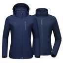 CAMEL CROWN Women's 3-in-1 Waterproof Ski Jacket Windproof Winter Coat Fleece Inner Snow Snowboarding Jacket Outdoor, M