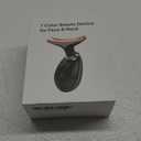 Red-Light-Therapy-for-Face-and-Neck, 7 Color Face Massager Tool for Wrinkles, Double Chin, Vibrating Facial Massager with Thermals for Skin Care, Glossy Black