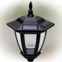 Alpine Corporation 6-in x 8-in Black Plastic LED light Outdoor Decorative Lantern