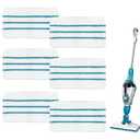 6 Packs Replacement Mop Pads Compatible with Black & Decker Steam Mop SM1600 SM1610 SMP20 Series HSMC1361SGP BDH1855SM, Microfiber Reusable Washable Mop Pads for Floor Cleaning