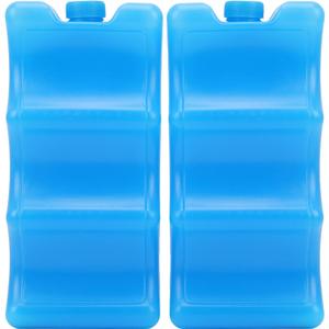Ice Packs for Cooler,Ice Packs for Lunch Box, 2pcs Reusable Contoured Shape Ice Box for Breastmilk Working Mom, Slim Long Lasting Cool Packs for Lunch Bags and Cooler