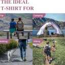 Merino Protect 100% Merino Wool V Neck T-Shirt for Women Short Sleeve Base Layers Odor Resistance Tops for Outdoor Hiking (Small, Dark Red)