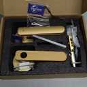 Fingerprint Door Lock Smart Fingerprint Door Knob with Keyless Entry Biometric Door Lock with Keypad App Control Easy Installation for Home Bedroom Office(Gold)