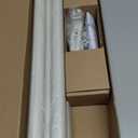 1 Inch Curtain Rod For Windows 66 to 120 Inches, Heavy-Duty Adjustable Decorative Curtain Rod With Rattan Leaf Hollow Finials For Bedroom And Living Room White