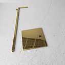B&NN Adjustable Metal Handbag Rack Tabletop Handbag Purse Display Stand Single Hook Bag Stand Holder (Gold)