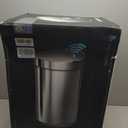 simplehuman 45 Liter / 12 Gallon Semi-Round Automatic Sensor Trash Can, Brushed Stainless Steel