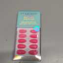 BTArtbox Press On Nails Short - Hot Pink Almond Press On Nails with Glue for Women, Opaque Soft Gel Glue On Nails in 16 Sizes - 32 Stick On Nails Kit, Power Pink