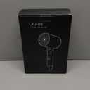 Hair Dryer, 150000RPM Ionic Blow Dryer - Fast Drying, Low Noise, Foldable Portable with Diffuser and Nozzle, Compact Mini for Women and Men, Home and Travel(Black)