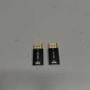 AGVEE 2 Pack Display Port to HDMI 4K@30HZ Adapter, Alloy Shell DP Displayport PC to HDMI Display Coulper Converter, Backward Compatibile with 2K@60HZ 1080P@120HZ Full HDTV, Uni-Directional, Black