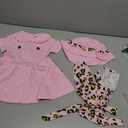 Baby Girl Wild One 1st Birthday Outfit Leopard Print Bloomer Shorts Set Cheetah Dress Jungle Safari Theme Outfits Pink 0-6 Months