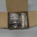 Lanwandeng 2 Sets All Keyed Same Entry Door Knob and Single Cylinder Deadbolt Combo Set, Round Ball Satin Nickel Exterior Door Knobs with Lock and Keys for Entrance and Front Door