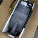 NEOTEC Retractable Garden Hose Reel 1/2 inch x 150ft - Wall Mounted Heavy Duty Hose Reel with 3/4 Inch Brass Fittings & 9-Pattern Nozzle - Auto Rewind System, Any Length Lock, 180° Swivel Bracket. There is no hose or nozzle for it