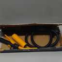 E1 Fuel Transfer Pump Battery Powered 2.6GMP Portable Siphon Pump with Controlled Flow & Leak-Proof 59-Inches Hose for Gasoline Gas Diesel Water