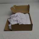 Wokceer Wedding Arch Backdrop Cover 7.2FT, 6FT Spandex Fitted White Arch Covers 2 Set Round Top Chiara Arches Backdrop Cover for Birthday Party Ceremony Banquet Decoration