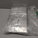 100 Pack 6.7 x 9.45 Inch Stand Up Pouch Bags Zipper Mylar Bags Clear Front with Aluminum Foil Back Reusable Food Storage Bags for Multipurpose with Gusset Bottom(5.5mil Thickness)