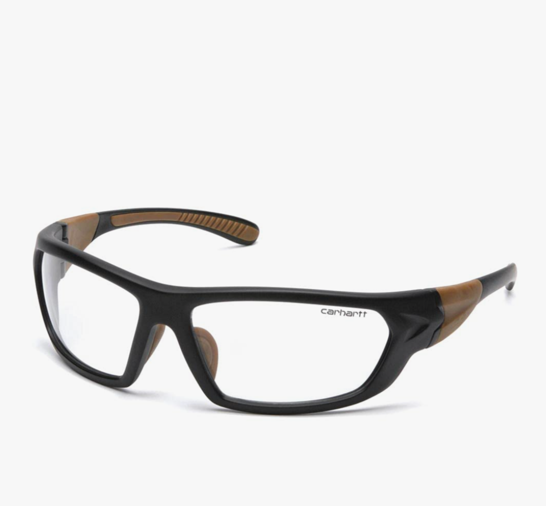 Carhartt Gear CHB291 Carbondale Antique Mirror Polarized Lens - One Size Fits All - Black Clear