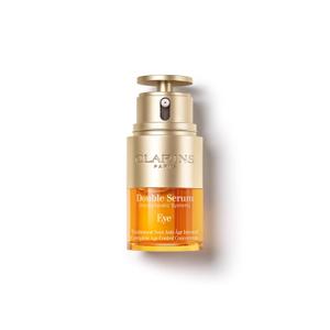 Clarins DOUBLE SERUM EYE | Anti-Aging Eye Treatment | Visibly Smoothes, Firms, Hydrates and Revitalizes For More Youthful-Looking Eyes In Just 7 Days* | 13 Plant Extracts, Including Turmeric | 0.6 Oz