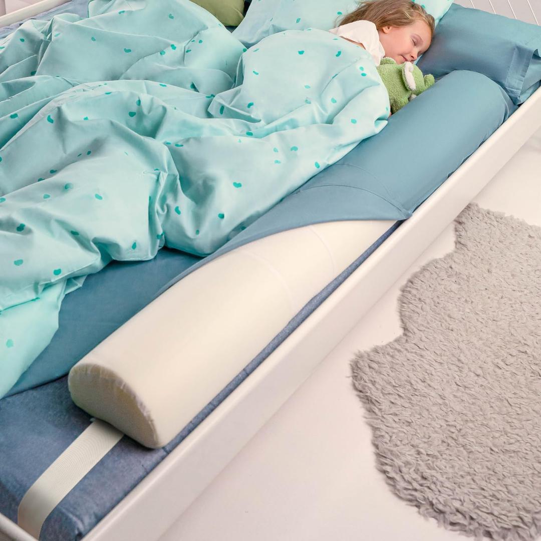 BANBALOO - 2-Pack Inflatable Bed Bumper for Children - Child Fall Protection, Inflatable Travel Bed Rail, for fold-Away, Single, Double, Queen Size, King Size and Montessori beds