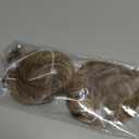 SARLA 2PCS Messy Bun Hair Pieces for Women Wavy Curly Synthetic Hairpieces for Updos with Tendrils Fake Scrunchies Ponytail Extension Bernstein