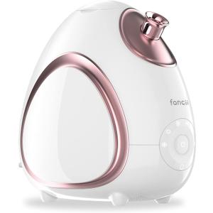 Fancii Nano Ionic Facial Steamer Hot & Cool with Aromatherapy and 6 Spa Settings – 30 Min Steam Time - Professional Home Face Sauna for Moisturizing & Pore Cleansing, Rivo