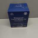 Padded King Mattress Protector, Breathable Waterproof Mattress Pad Cover Fitted Deep Pocket 8"-21", Soft Noiseless Mattress Cover Washable Cooling for Home Hotel Bedroom, White