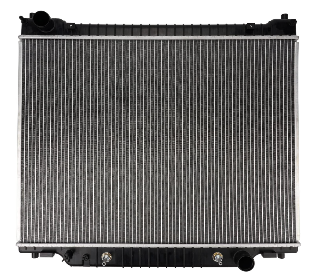 Torchbeam Core Radiator Compatible with E-150, E-250, E-150/E-250/E-350/E-450 Econoline/Club Wagon/Econoline Club Wagon/Super Duty, Econoline Super Duty (w/ 3/8 Transmission Oil Cooler Connections)