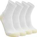 SkiBeaut Kids Soccer Grip Athletic Socks, 4 Pack Anti Skid Football Youth Grippy Slipper Socks for Youth Boy Girl 12-16 Years (#4 Wihte- 4 Pairs)