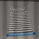 Casly Lamiit Summer Dresses 2024 Stripe Split Loose Casual Long Sundress Vacation Maxi T-Shirt Dresses Elegant Ladies Clothes Black and White Striped XS