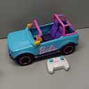 Hot Wheels Barbie RC SUV, Remote-Control Vehicle That Fits 2 Fashion Dolls & Accessories, Includes Kid-Applied Stickers for Customization