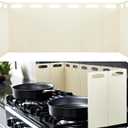 Geelin 10 Sided Oil Splatter Guard 5.7''x15.7'' Protection Splatter Shield for Stove for Kitchen Frying, Heat Resistant, Easy Clean, Adjustable Panels for Ultimate Protection