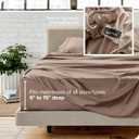 Bare Home Queen Sheet Set - 1800 Ultra-Soft Microfiber Queen Bed Sheets - Double Brushed - Deep Pockets - Easy Fit - 4 Piece Set - Bedding Sheets & Pillowcases (Queen, Taupe)