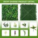 Artificial Grass Wall Panels (20"x 20" 18pcs),Hedge Green Wall Decor Backdrop, UV-Anti Fake Greenery Plant Wall Boxwood Panels for Privacy Fence Screen Outdoor Indoor Wedding Garden Backyard