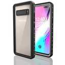 Waterproof Case for Samsung Galaxy S10 5G, Shockproof Bumper Case with Built-in Screen Protector, Dustproof Anti-Scratch Anti-Stain Phone Case for Samsung Galaxy S10 5G (Black)