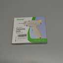 Quick clothing fixator, micro needle clothing sewing gun, mini clothing embroidery gun quick sewing tool, including 1 needle, 1000 white and 1000 black 4.5mm fasteners (White)