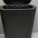 FRESHLIX Bathroom Automatic Trash Can, 4 Gallon Touchless Motion Sensor Small Garbage Can with Lid Smart Electric Narrow Waterproof Garbage Bin for Bedroom Office, Black (B-Basic Battery Supply-Black)