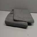 DREAMCARE Queen Size Sheets - Cooling Bed Sheets - 4pcs Set - up to 15" Deep Pocket Queen Sheet Set - Sheets Queen Size Bed - Soft & Long Lasting 100% Fine Brushed Polyester with Side Pocket - Grey