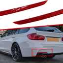 Pair Rear Bumper Reflector Lamp Left&Right Side Fit for BMW 3-Series F30 F31 M Sport 2012-2017 63147847165 63147847166