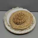 HJJWNDDNG 9 Pack Boho Wall Basket Decor Set, Hanging Woven Seagrass Rattan Wicker Boho Wall Decor, Round Farmhouse Wall Hanging Baskets Rustic Flat Wall Art for Living Room Bedroom Kitchen (Style 3)