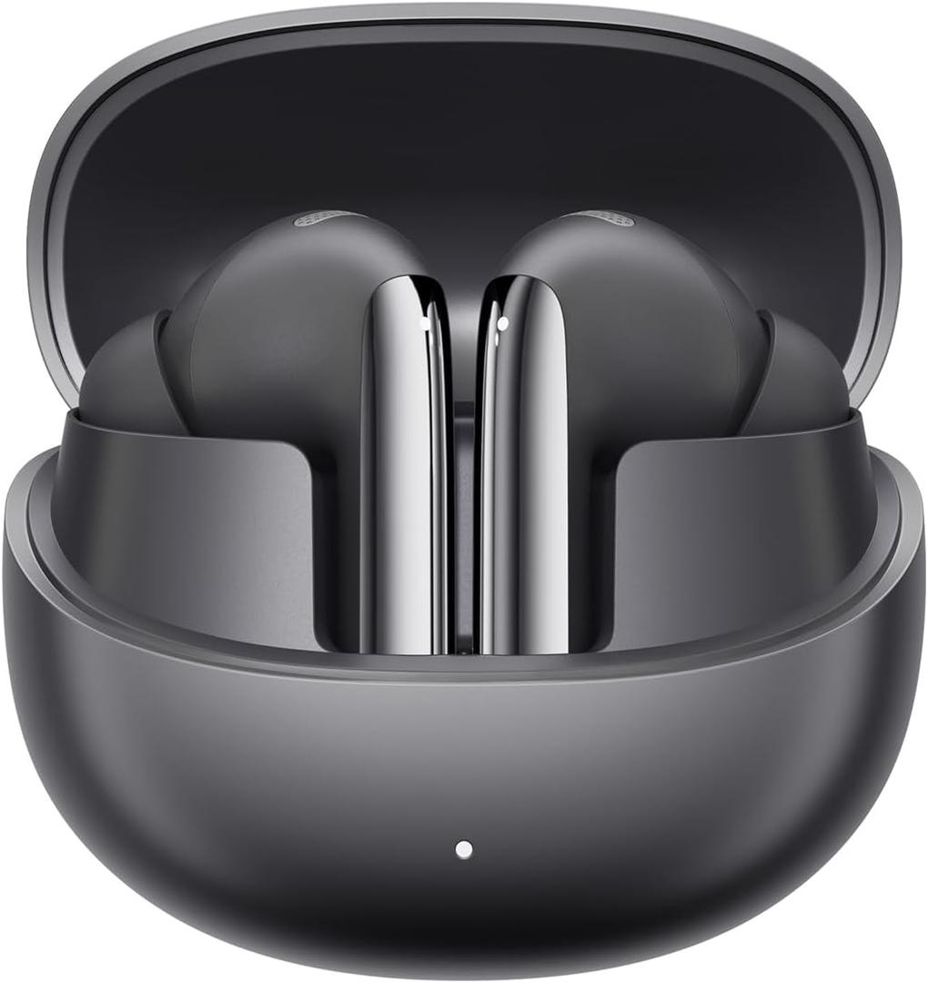 QCY MeloBuds Pro Aadptive Hybrid Active Noise Cancelling Wireless Earbuds, Reduce Noise by Up to 99%, Bluetooth 5.3 Wireless LDAC Hi-Res Audio, 34H Playtime, Comfortable Fit, Custom EQ via App (Black)