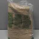 Mkono Woven Storage Basket Decorative Natural Rope Basket Wooden Bead Decoration for Blankets,Toys,Clothes,Shoes,Plant Organizer Bin with Handles Living Room Home Decor (Brown, 28 x 28cm)